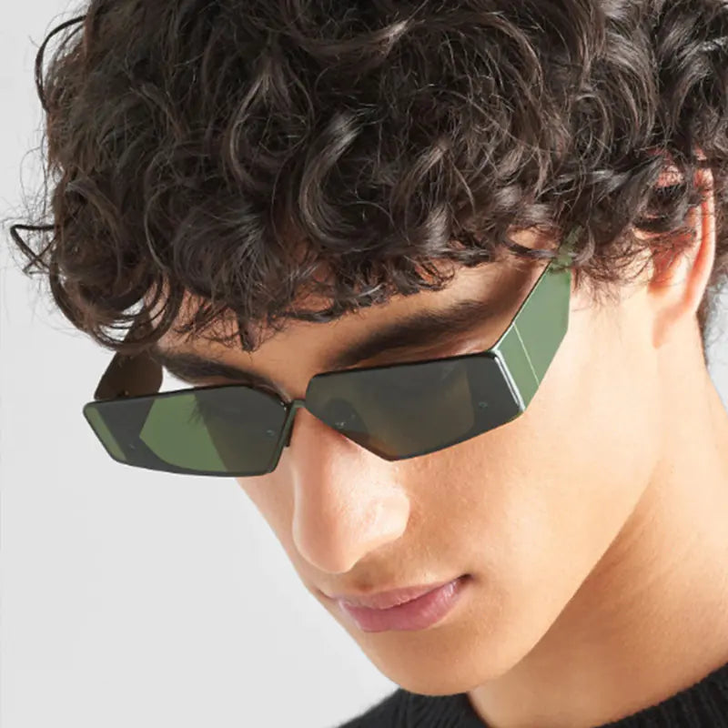 Futuristic Y2K Frameless Sunglasses for Street Style