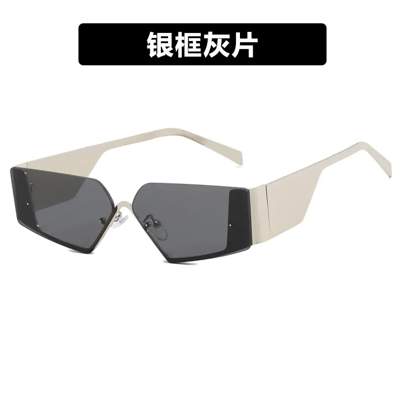 Futuristic Y2K Frameless Sunglasses for Street Style