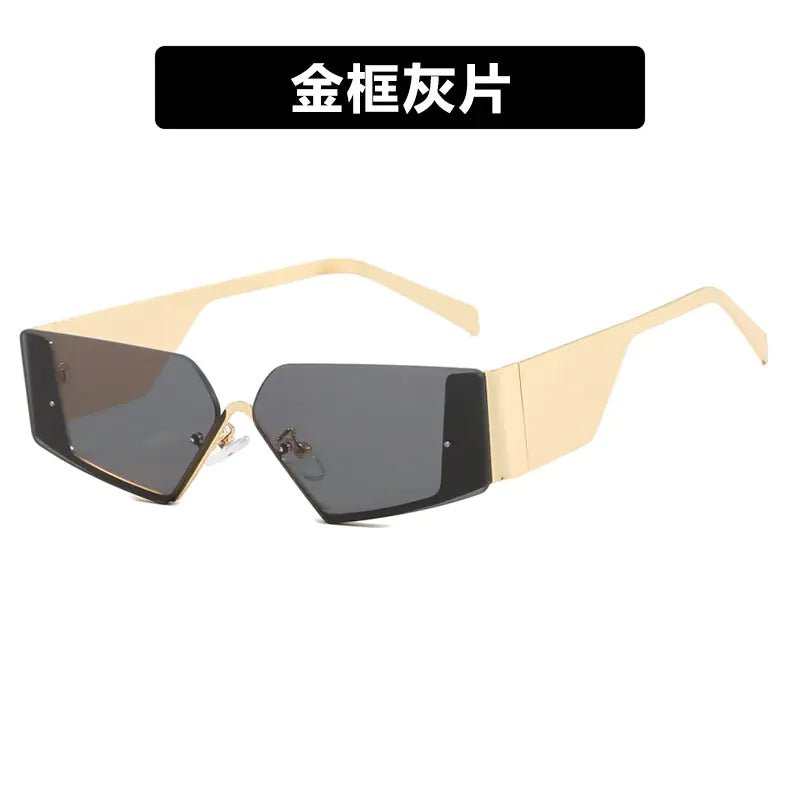 Futuristic Y2K Frameless Sunglasses for Street Style