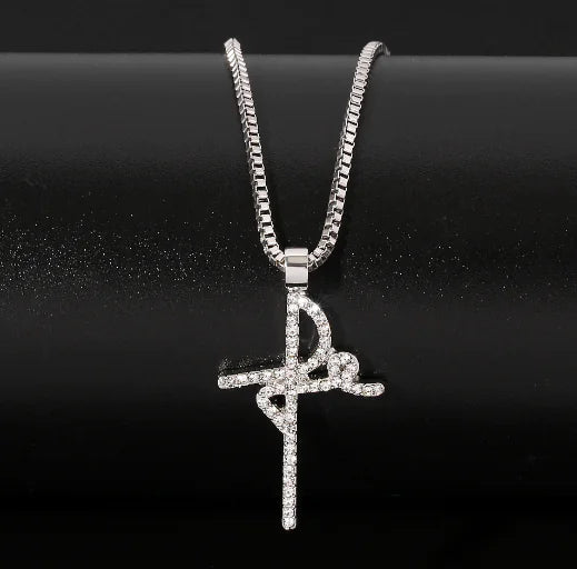 Travis Scott Cactus Jack Cross Pendant Hip Hop Jewelry
